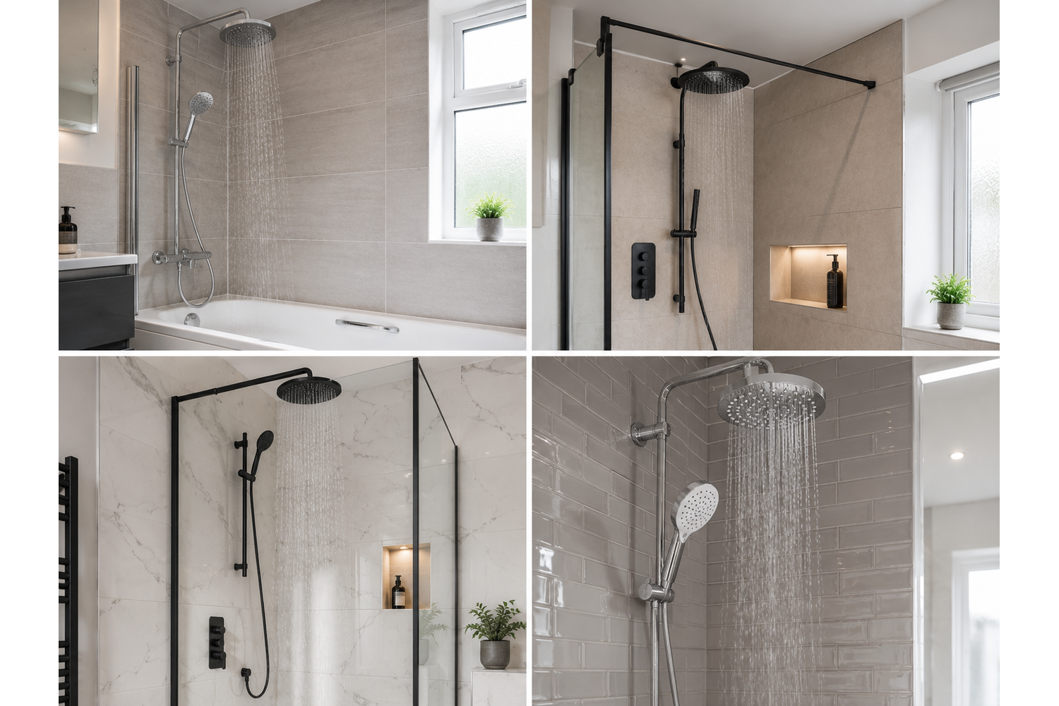 Showers and plumbing